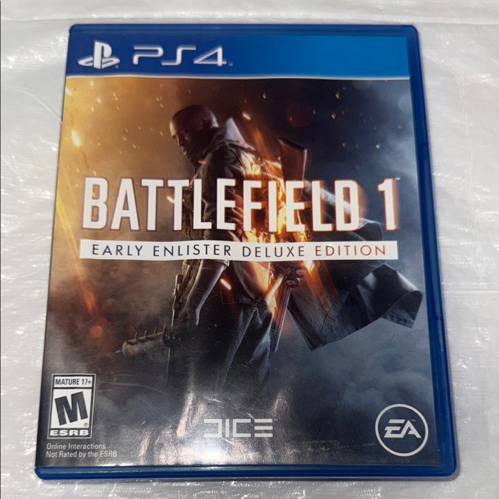 Sony PS4 Battlefield 1 Early Enlister Deluxe Edition - Blue Case